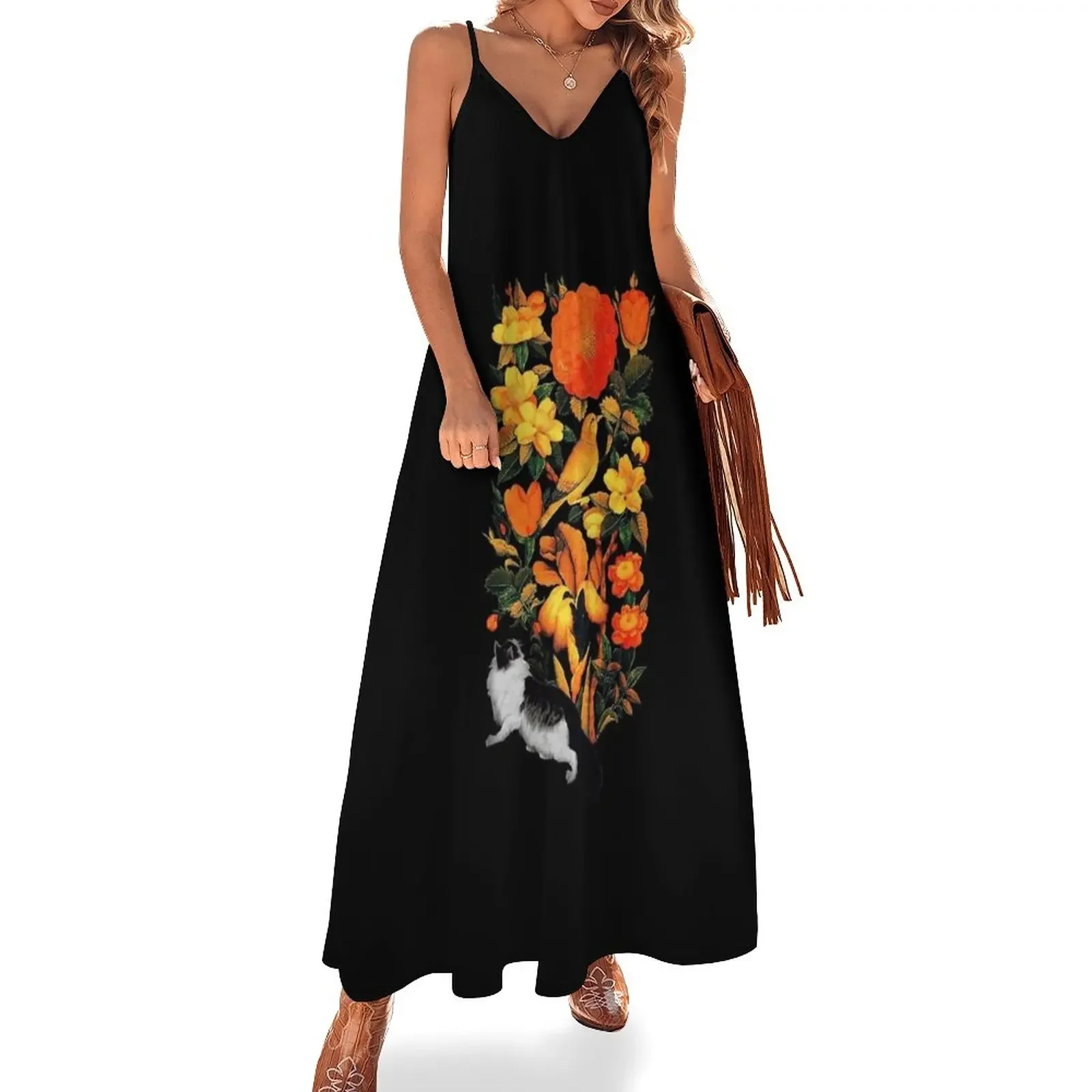 flower and bird and cat Sleeveless Dress purple dress women long dresses Cocktail of dresses dress for woman
flower and bird and cat Sleeveless Dress purple dress women long dresses Cocktail of dresses dress for woman