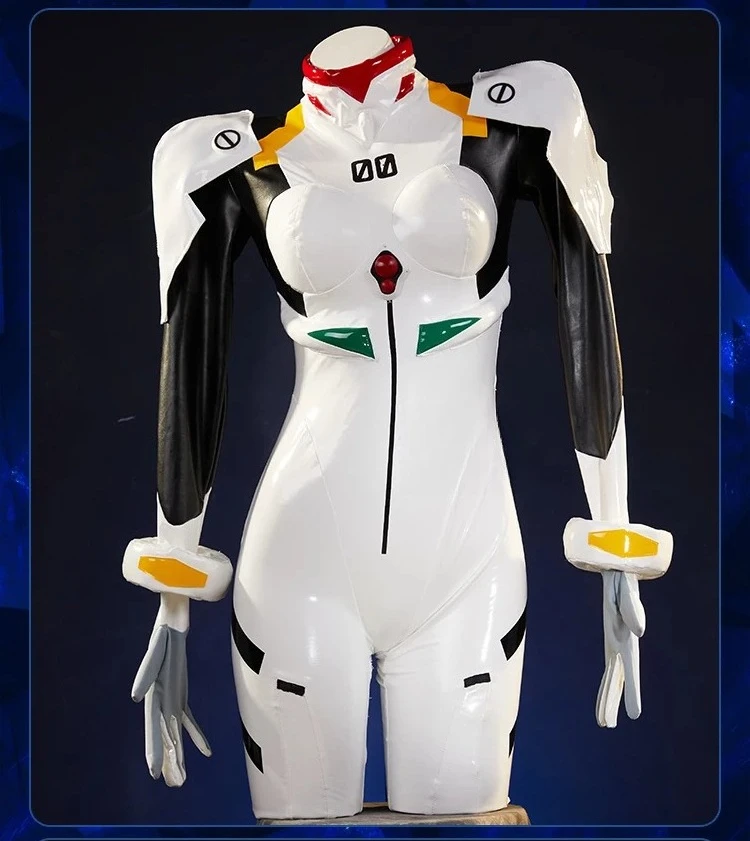 Rei Ayanami Plugsuit Cosplay Costume White PU Leather Bodysuit High Quality Outfit Halloween Carnival Comic Con AniMuse
Rei Ayanami Plugsuit Cosplay Costume White PU Leather Bodysuit High Quality Outfit Halloween Carnival Comic Con AniMuse