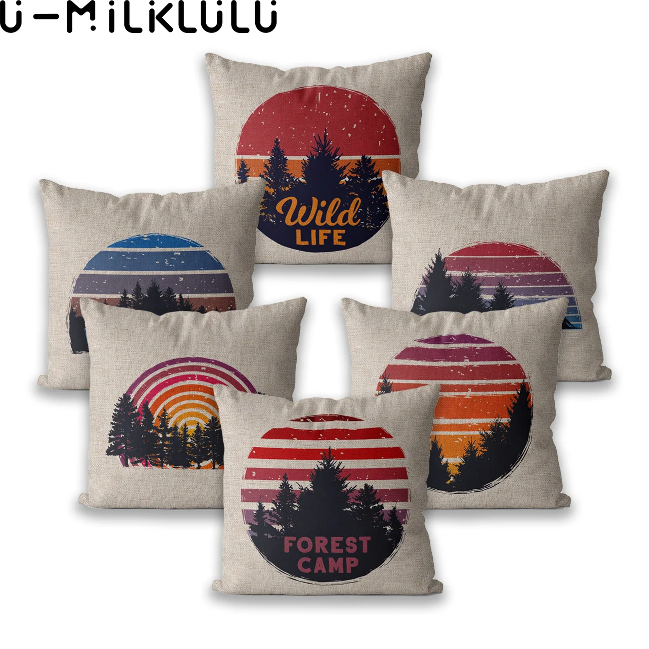 Wild Life Camp Forest Pillow Covers, Decorative Sofa Cover, Home Throw Pillows, Nordic Beautiful Cushion Cover, 45x45, 40x40
Wild Life Camp Forest Pillow Covers, Decorative Sofa Cover, Home Throw Pillows, Nordic Beautiful Cushion Cover, 45x45, 40x40