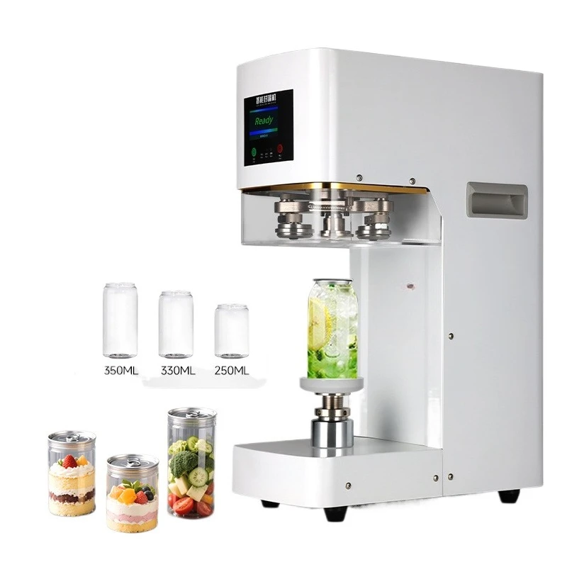 Automatic plastic can packaging and sealing machine Juice can Automatic sealing machine Cup can
Automatic plastic can packaging and sealing machine Juice can Automatic sealing machine Cup can