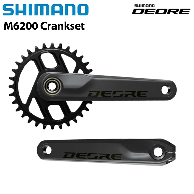 SHIMANO NEW DEORE M6200 Crankset 1x12 Speed 165mm 170mm 175mm 30T 32T Chainring Bicycle Parts Original Crank For MTB Bike
SHIMANO NEW DEORE M6200 Crankset 1x12 Speed 165mm 170mm 175mm 30T 32T Chainring Bicycle Parts Original Crank For MTB Bike