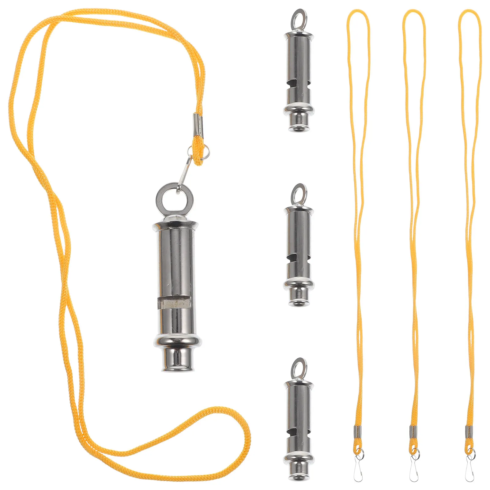 4Pcs Professional Referee Whistles Stainless Steel High Sound Metal Whistles Outdoor Sports Football Soccer Match Practice
4Pcs Professional Referee Whistles Stainless Steel High Sound Metal Whistles Outdoor Sports Football Soccer Match Practice
