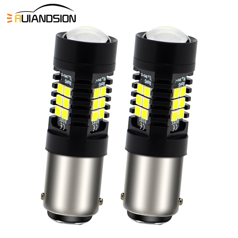 2pcs 12V 24V 1142 BA15D 1157 BAY15D S25 BAZ15D P21/4W 2835 21SMD Led Auto Turn Brake Light White Red Yellow
2pcs 12V 24V 1142 BA15D 1157 BAY15D S25 BAZ15D P21/4W 2835 21SMD Led Auto Turn Brake Light White Red Yellow