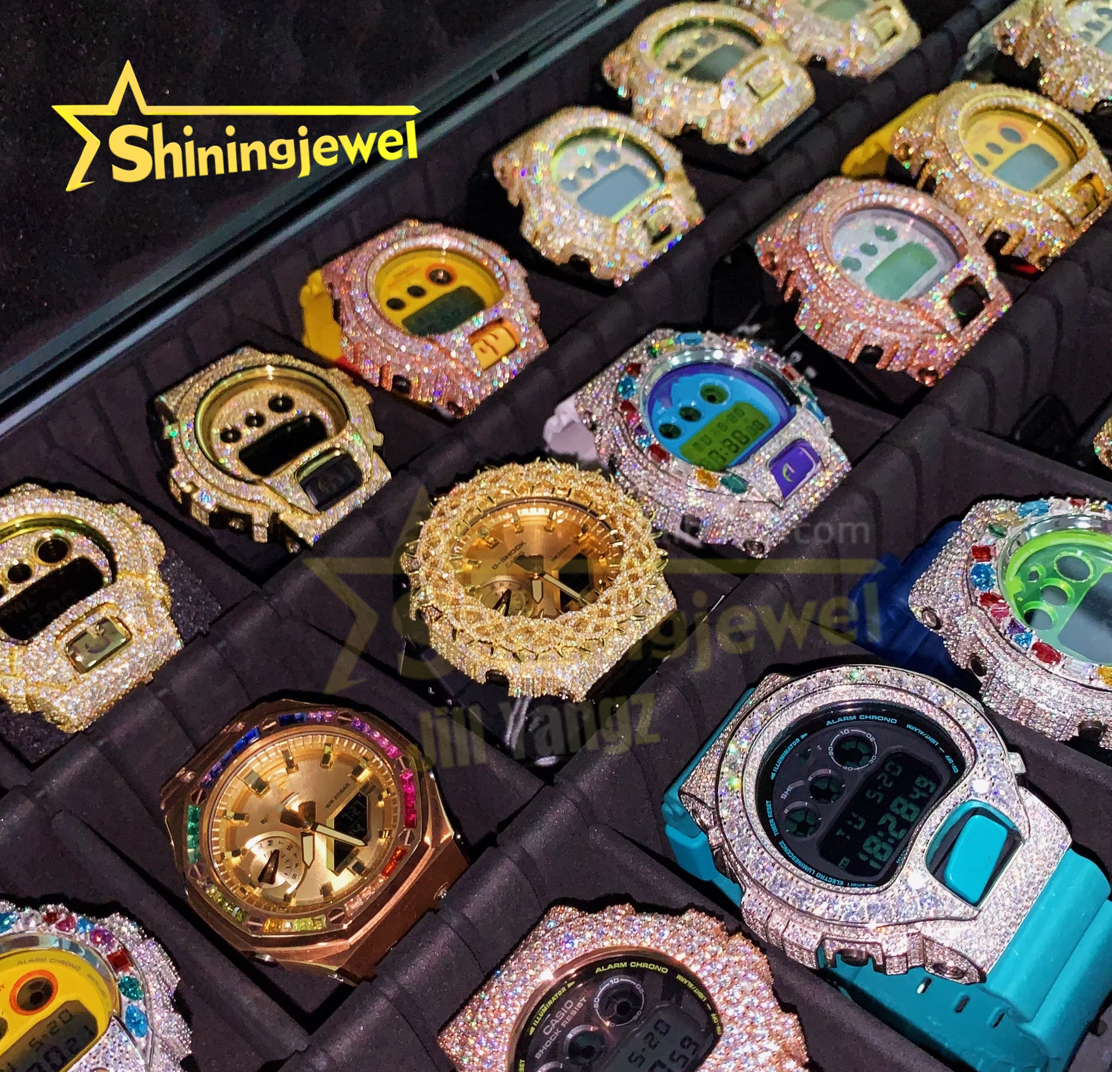 IG Viral Trending GA2100 GM6900 Thorn Design Buss Down Watch Bezel Collection Custom Made Buss Down Watch Case Band Hip Hop
IG Viral Trending GA2100 GM6900 Thorn Design Buss Down Watch Bezel Collection Custom Made Buss Down Watch Case Band Hip Hop