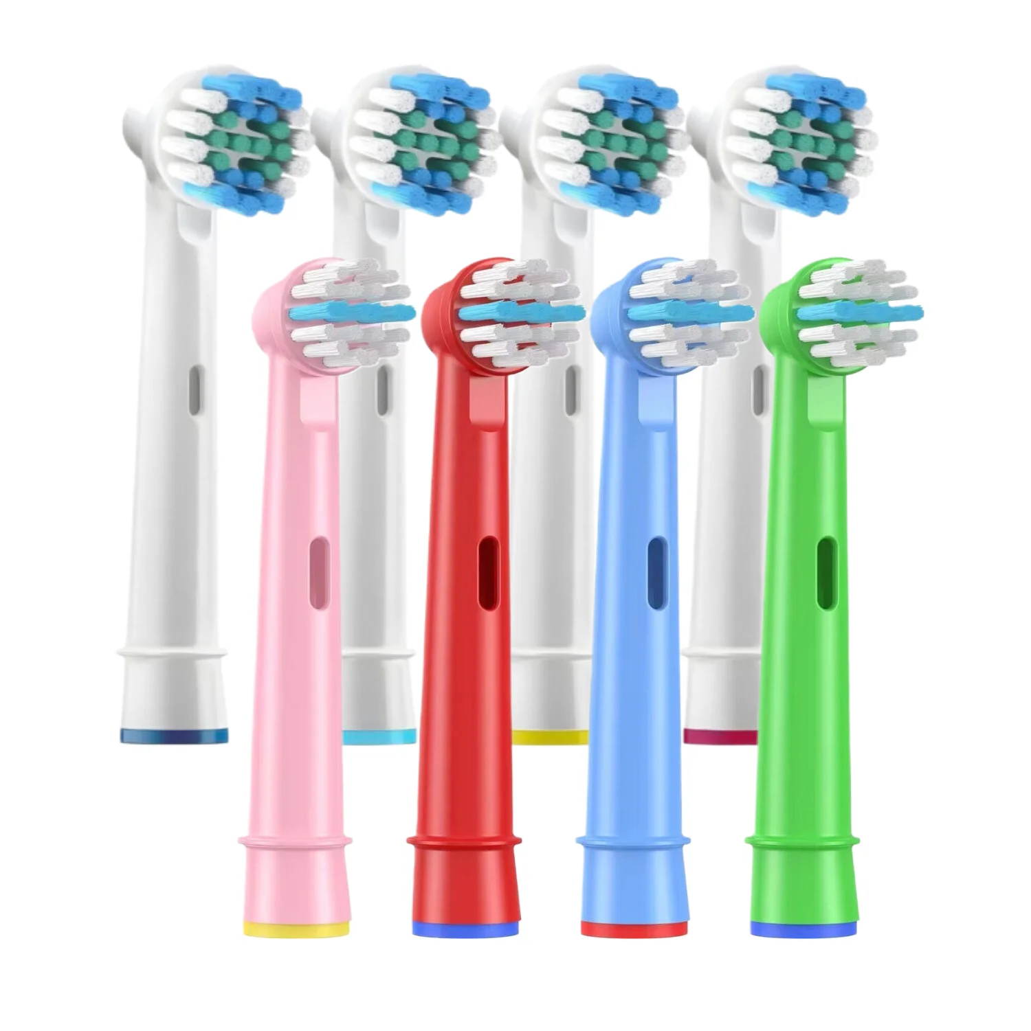 8 шт., сменные насадки для электрических зубных щеток для Oral B, мягкая щетина, профессиональная повседневная чистка (4 для взрослых + 4 для детей)
8 шт., сменные насадки для электрических зубных щеток для Oral B, мягкая щетина, профессиональная повседневная чистка (4 для взрослых + 4 для детей)