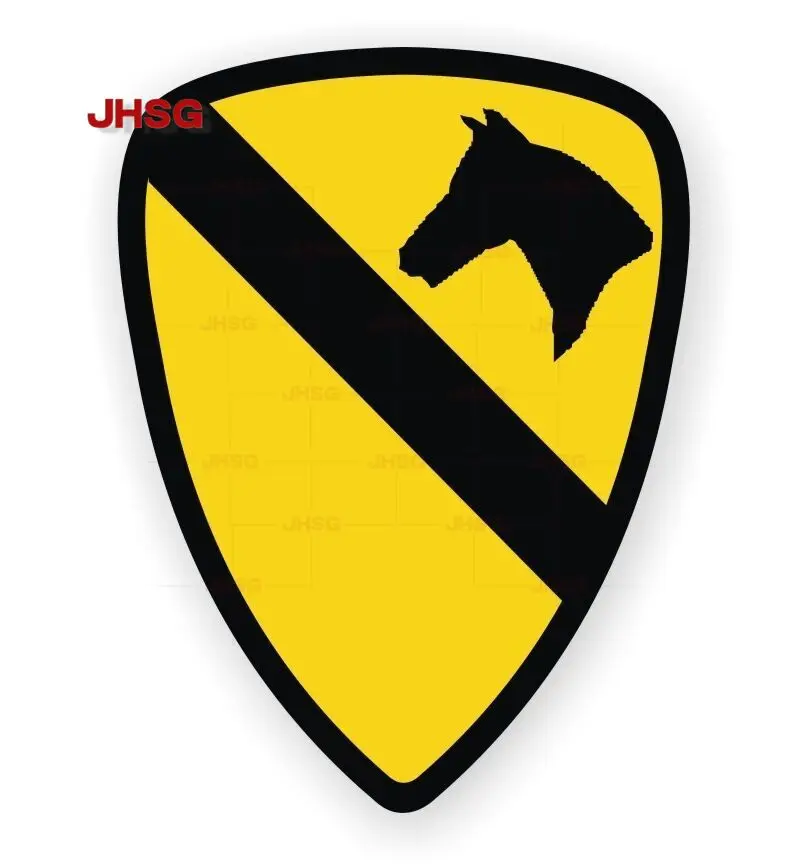 US Army First Cavalry Safety Helmet Stickers-
US Army First Cavalry Safety Helmet Stickers-