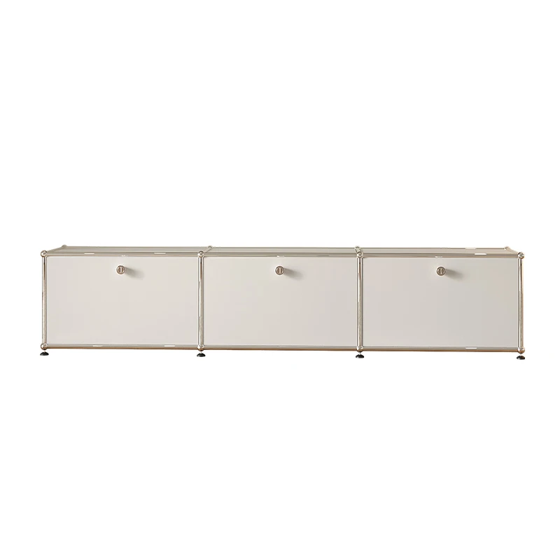 Cream wind stainless steel TV cabinet simple modern module combination dining side living room low
Cream wind stainless steel TV cabinet simple modern module combination dining side living room low