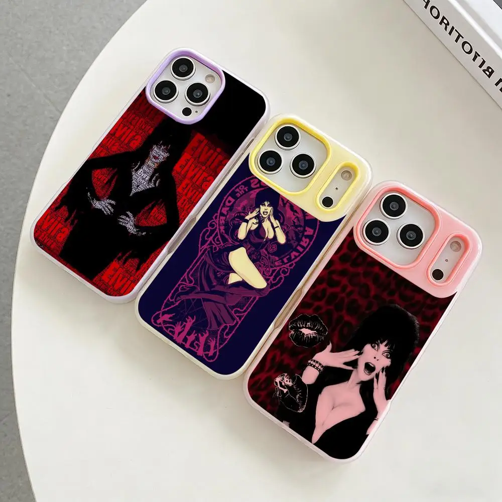 Character E-Elvira Phone Case Colorful 2‑in‑1 Jelly Matte Clear Full Protection Case For iPhone 11‑17 Series
Character E-Elvira Phone Case Colorful 2‑in‑1 Jelly Matte Clear Full Protection Case For iPhone 11‑17 Series