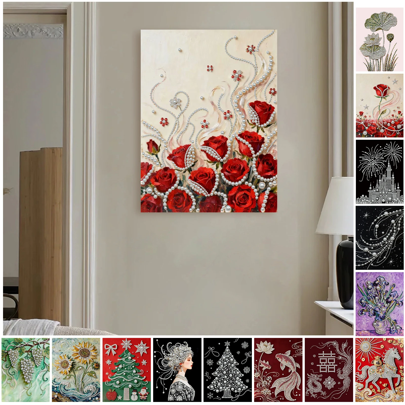 DIY Pearl Painting Art Kits With Frame Pearl Gem Paintings Picture Arts Craft 30x40cm for Adults/Beginners Gift Home Decor
DIY Pearl Painting Art Kits With Frame Pearl Gem Paintings Picture Arts Craft 30x40cm for Adults/Beginners Gift Home Decor