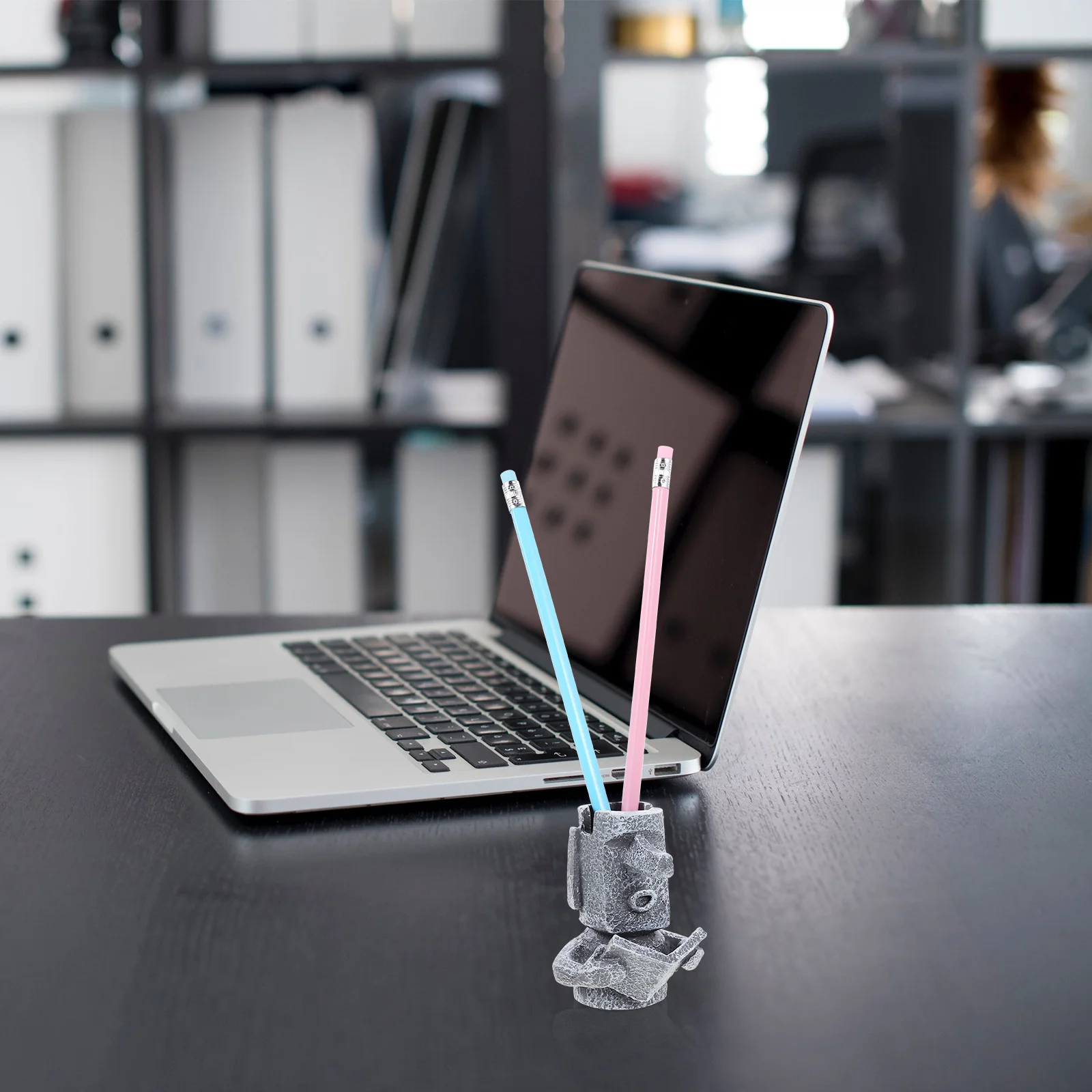 1Pcs Moai Resin Pen Holder Stone Figure Desktop Organizer Eyeglasses Rack Multipurpose Stationery Container Office Home
1Pcs Moai Resin Pen Holder Stone Figure Desktop Organizer Eyeglasses Rack Multipurpose Stationery Container Office Home