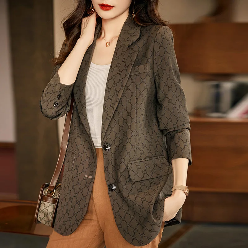 Spring Women Autumn Blazer Casual Outwear Ladies Professional Fashion Office Lady Business Slim Single Breasted Coats New
Spring Women Autumn Blazer Casual Outwear Ladies Professional Fashion Office Lady Business Slim Single Breasted Coats New