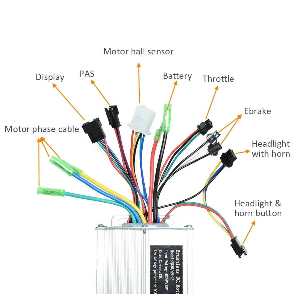36v 48v 25a Electric Bike Speed E-bike Motor Control 500w 750w Brushless Controller For E Bike 
36v 48v 25a Electric Bike Speed E-bike Motor Control 500w 750w Brushless Controller For E Bike