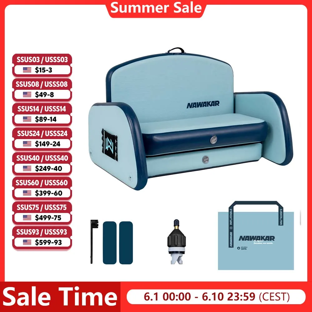 Nawakar Inflatable Water Sofa Inflatable Water Chair Comfortable U-Shaped Inflatable Single Floating Lounge Chair for Swimming Pool Party Beach Summer
Nawakar Inflatable Water Sofa Inflatable Water Chair Comfortable U-Shaped Inflatable Single Floating Lounge Chair for Swimming Pool Party Beach Summer