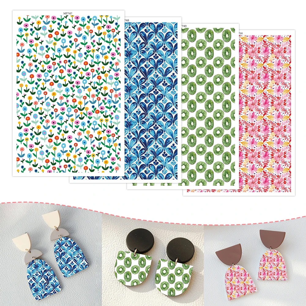 Kiwi Fruit Spring Flower Heart Soft Ceramic Earrings Water Soluble Disposable Stickers for Diy Jewelry Making Decal 2025
Kiwi Fruit Spring Flower Heart Soft Ceramic Earrings Water Soluble Disposable Stickers for Diy Jewelry Making Decal 2025