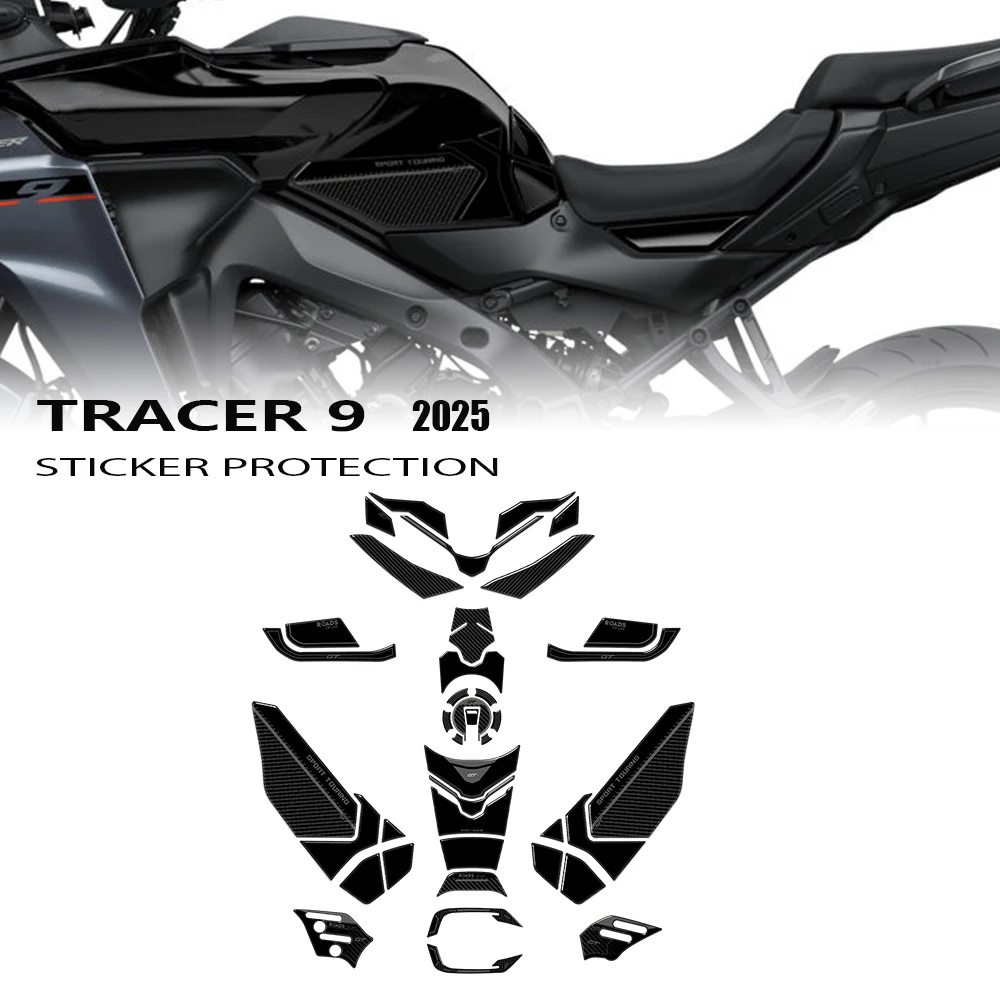Motorcycle Tank Pad Stickers Protection Kit Waterproof Sticker For Tracer 9 GT 2025 3D Epoxy Resin Protective Sticker
Motorcycle Tank Pad Stickers Protection Kit Waterproof Sticker For Tracer 9 GT 2025 3D Epoxy Resin Protective Sticker