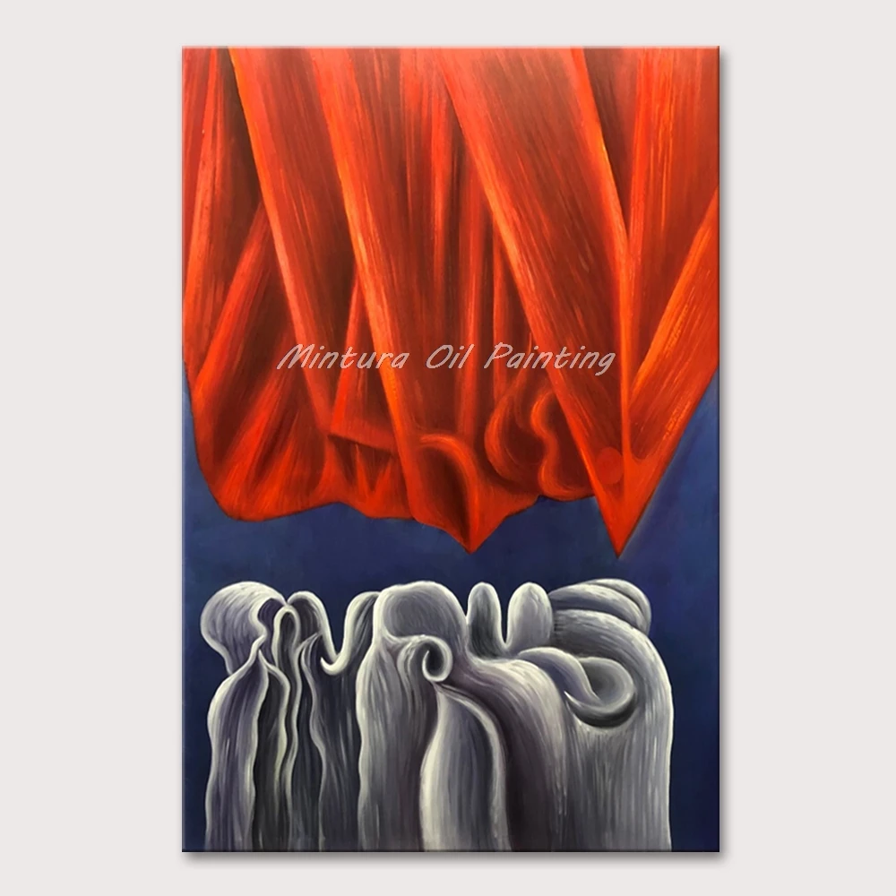 Mintura Hand-Painted Oil Paintings on Canvas,Wall Picture for Living Room An Abstract Picture of Humanity Hotel Decor No Framed
Mintura Hand-Painted Oil Paintings on Canvas,Wall Picture for Living Room An Abstract Picture of Humanity Hotel Decor No Framed