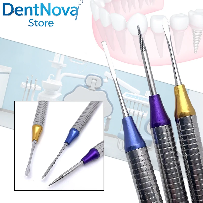 3Pcs Titanium Periotome Dental Set Flexible Blade Tooth Extraction Luxating Instruments Periodontal Kit
3Pcs Titanium Periotome Dental Set Flexible Blade Tooth Extraction Luxating Instruments Periodontal Kit