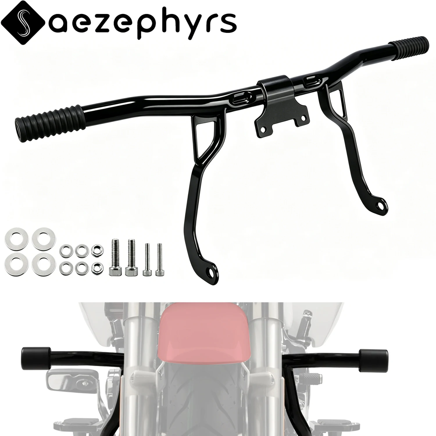 Motorcycle Front Engine Guard Crash Bar Highway Falling Protection For Harley Touring Road King Electra Street Glide 2014-2024
Motorcycle Front Engine Guard Crash Bar Highway Falling Protection For Harley Touring Road King Electra Street Glide 2014-2024