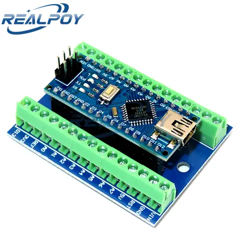 NANO V3.0 3.0 Controller Terminal Adapter Expansion Board Simple Extension Plate For Arduino AVR ATMEGA328P