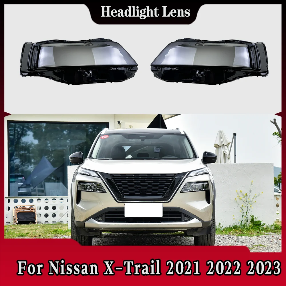 Для Nissan X-Trail 2021 2022 2023, крышка передней фары, прозрачный корпус фары, замена оригинального абажура, стеклянные линзы
Для Nissan X-Trail 2021 2022 2023, крышка передней фары, прозрачный корпус фары, замена оригинального абажура, стеклянные линзы