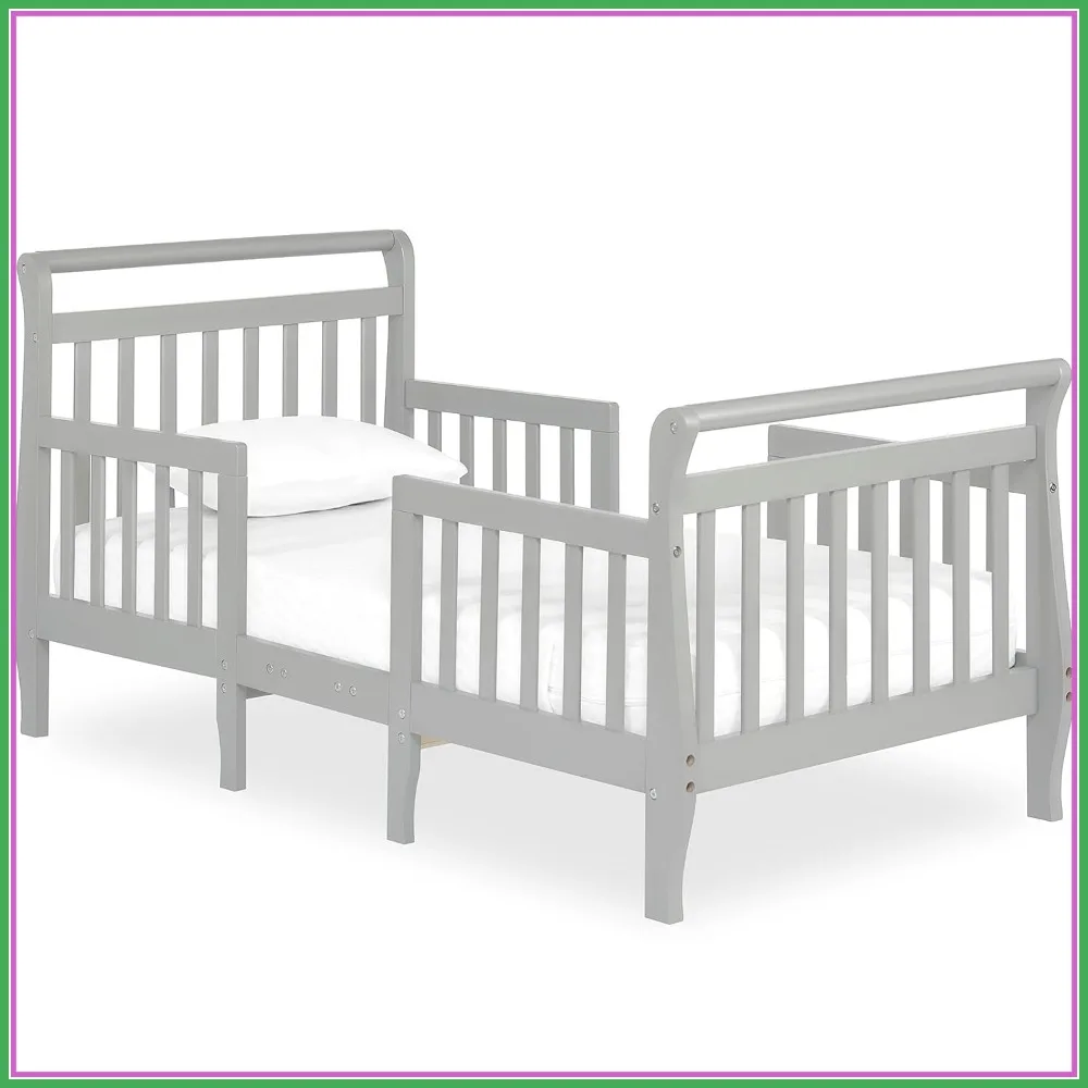3-in-1 Convertible Wooden Toddler Bed, Low-to-Floor Design, Solid Pinewood with Safety Rails, Steel Grey
3-in-1 Convertible Wooden Toddler Bed, Low-to-Floor Design, Solid Pinewood with Safety Rails, Steel Grey