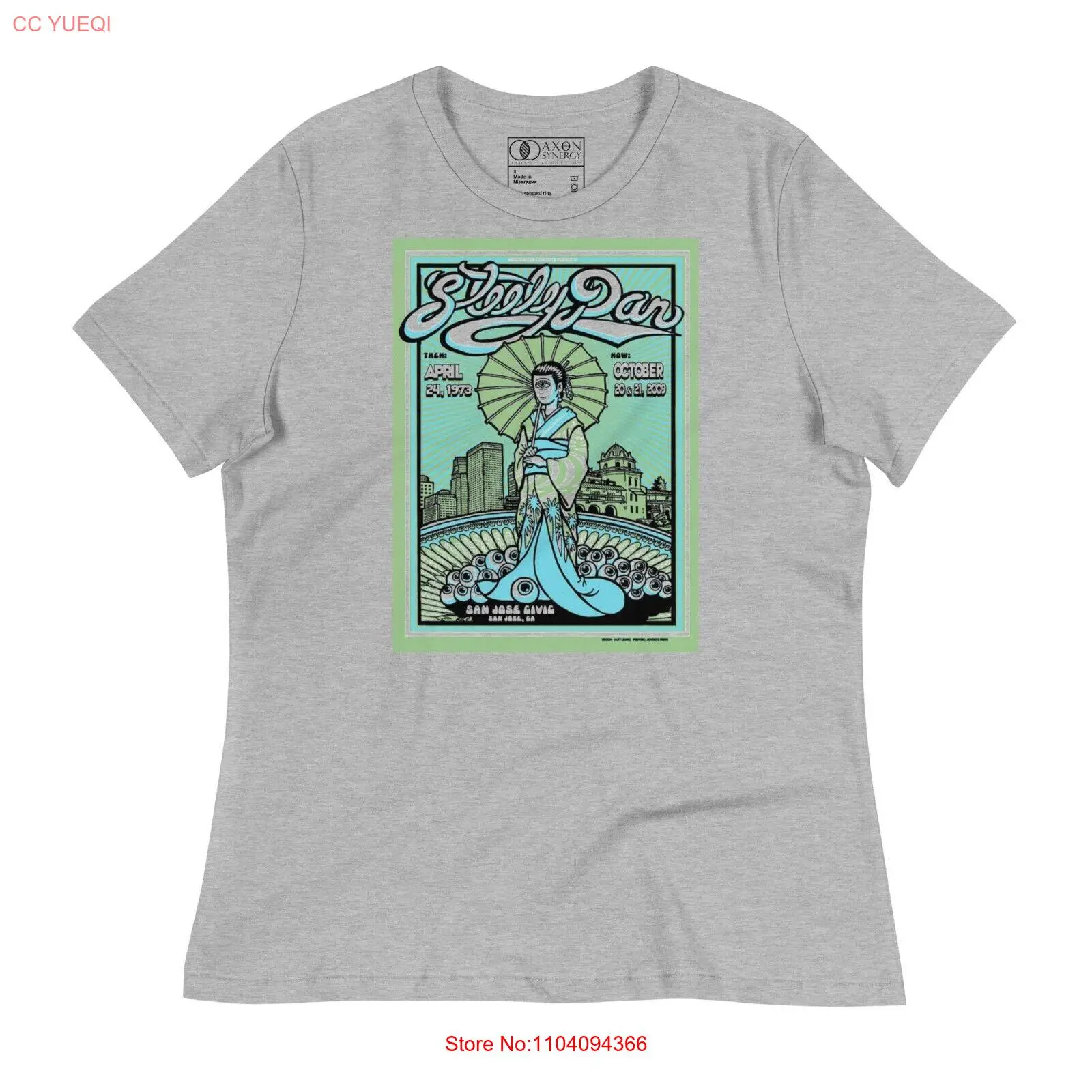 Women's Relaxed Vintage-style Steely Dan Concert T-Shirt
Women's Relaxed Vintage-style Steely Dan Concert T-Shirt