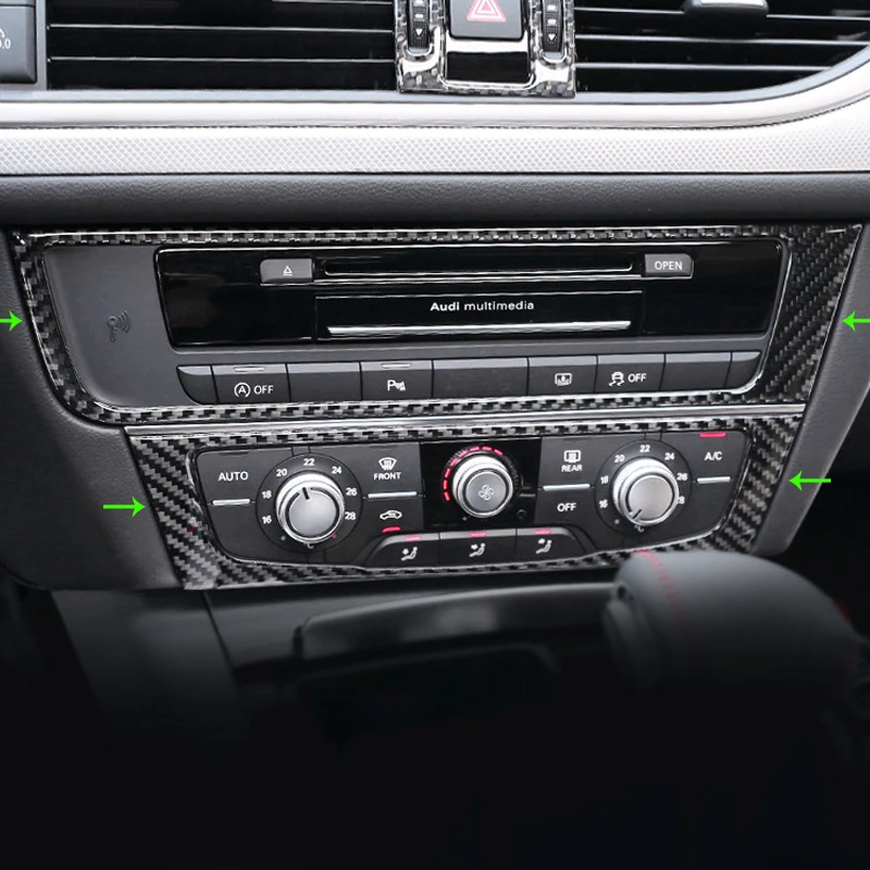 For Audi A6 C7 A6L 2012 2013 2014 2015 2016 Carbon Fiber Car Center Control Air Condition CD Panel Cover Trim
For Audi A6 C7 A6L 2012 2013 2014 2015 2016 Carbon Fiber Car Center Control Air Condition CD Panel Cover Trim