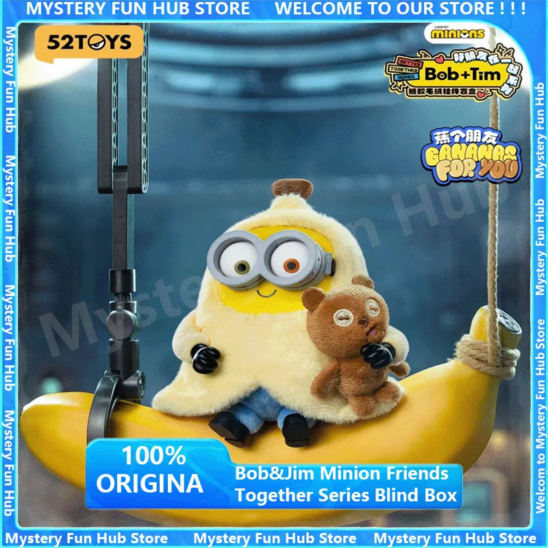 In Stock 52toys Bob&Jim Minion Friends Together Series Blind Box Vinyl Plush Pendant Anime Figure Mystery Box Birthday Toy Gifts
In Stock 52toys Bob&Jim Minion Friends Together Series Blind Box Vinyl Plush Pendant Anime Figure Mystery Box Birthday Toy Gifts