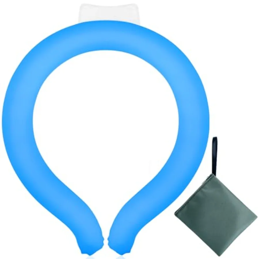 Neck CoolingTube with Insulated Bag, Reusable Ice Coolers Wearable Cooling Products, Neck Ice Coolers for HotWeather
Neck CoolingTube with Insulated Bag, Reusable Ice Coolers Wearable Cooling Products, Neck Ice Coolers for HotWeather