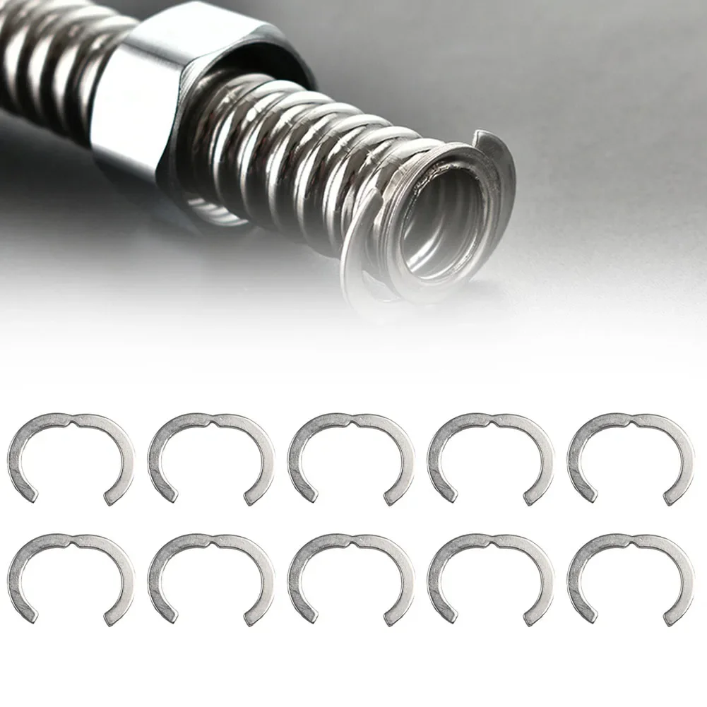 10pcs Solar Stainless Steel Corrugated Pipe Segment Rings Circlip Suitable For DN20 Pipes Solar Parts
10pcs Solar Stainless Steel Corrugated Pipe Segment Rings Circlip Suitable For DN20 Pipes Solar Parts