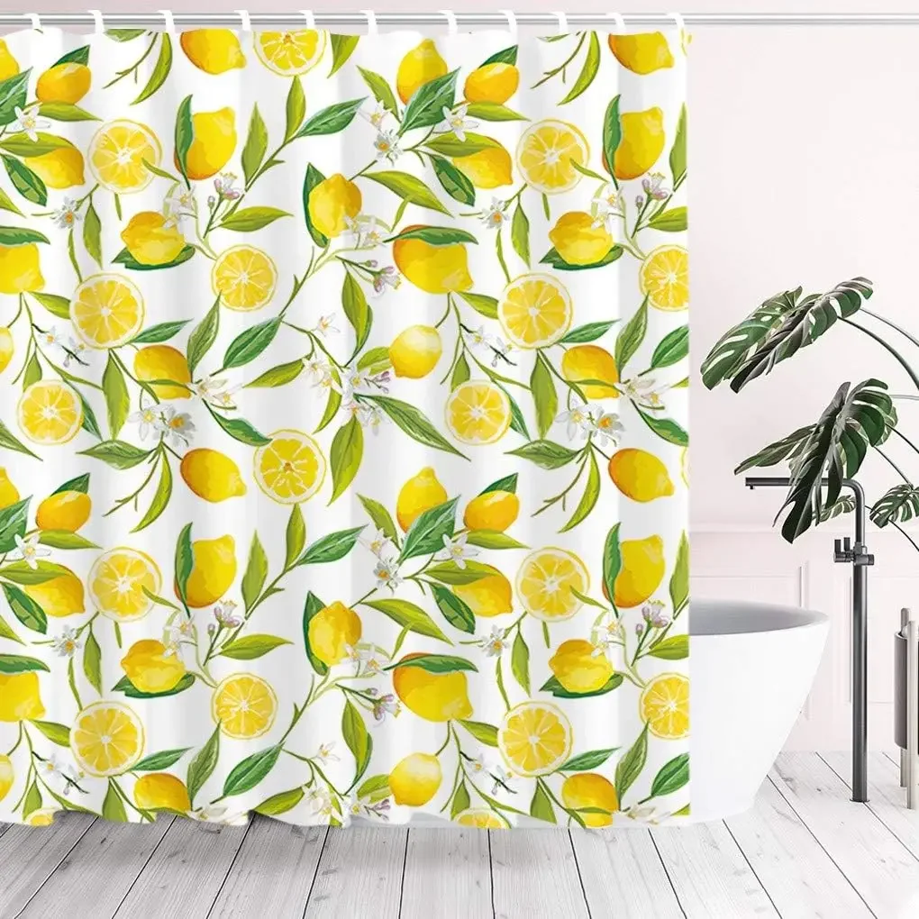 Fruit Shower Curtain Strawberry Watermelon Kids Cartoon Cute Papaya Lemon Pitaya Tropical Curtain Colorful BathRoom Decor Set
Fruit Shower Curtain Strawberry Watermelon Kids Cartoon Cute Papaya Lemon Pitaya Tropical Curtain Colorful BathRoom Decor Set