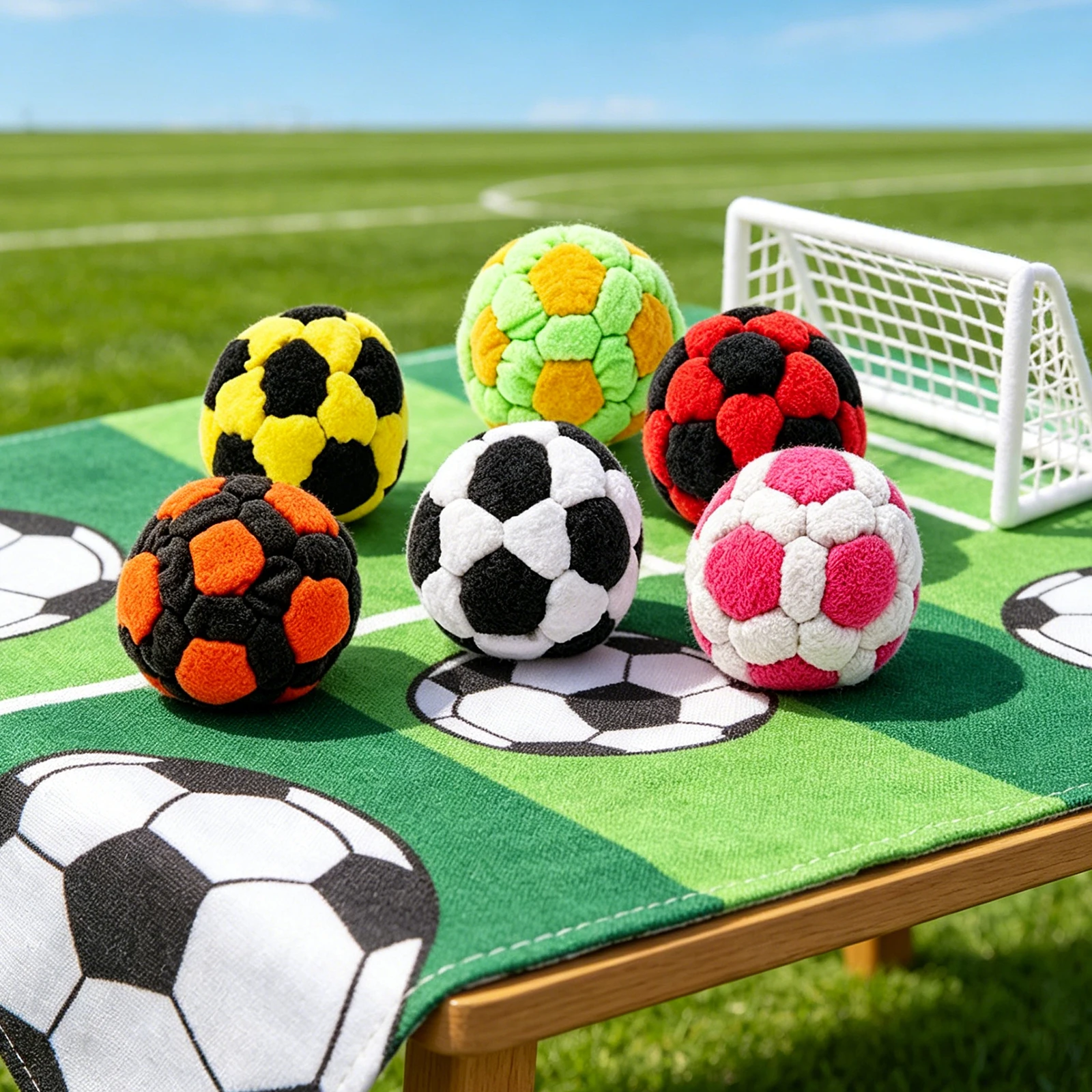 6Pcs Portable Football Sandbag Multi-Purpose Soccer Juggling Plush Balls Reusable Creative Football Hacky Sacks Outdoor Fun Game
6Pcs Portable Football Sandbag Multi-Purpose Soccer Juggling Plush Balls Reusable Creative Football Hacky Sacks Outdoor Fun Game