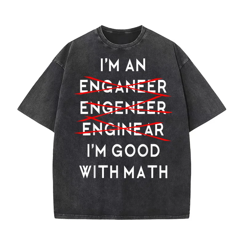 Мужская футболка из чистого хлопка I'm an Engineer Funny Physics Science Nerd Geek Pi Dr, одежда большого размера с художественным графическим принтом
Мужская футболка из чистого хлопка I'm an Engineer Funny Physics Science Nerd Geek Pi Dr, одежда большого размера с художественным графическим принтом
