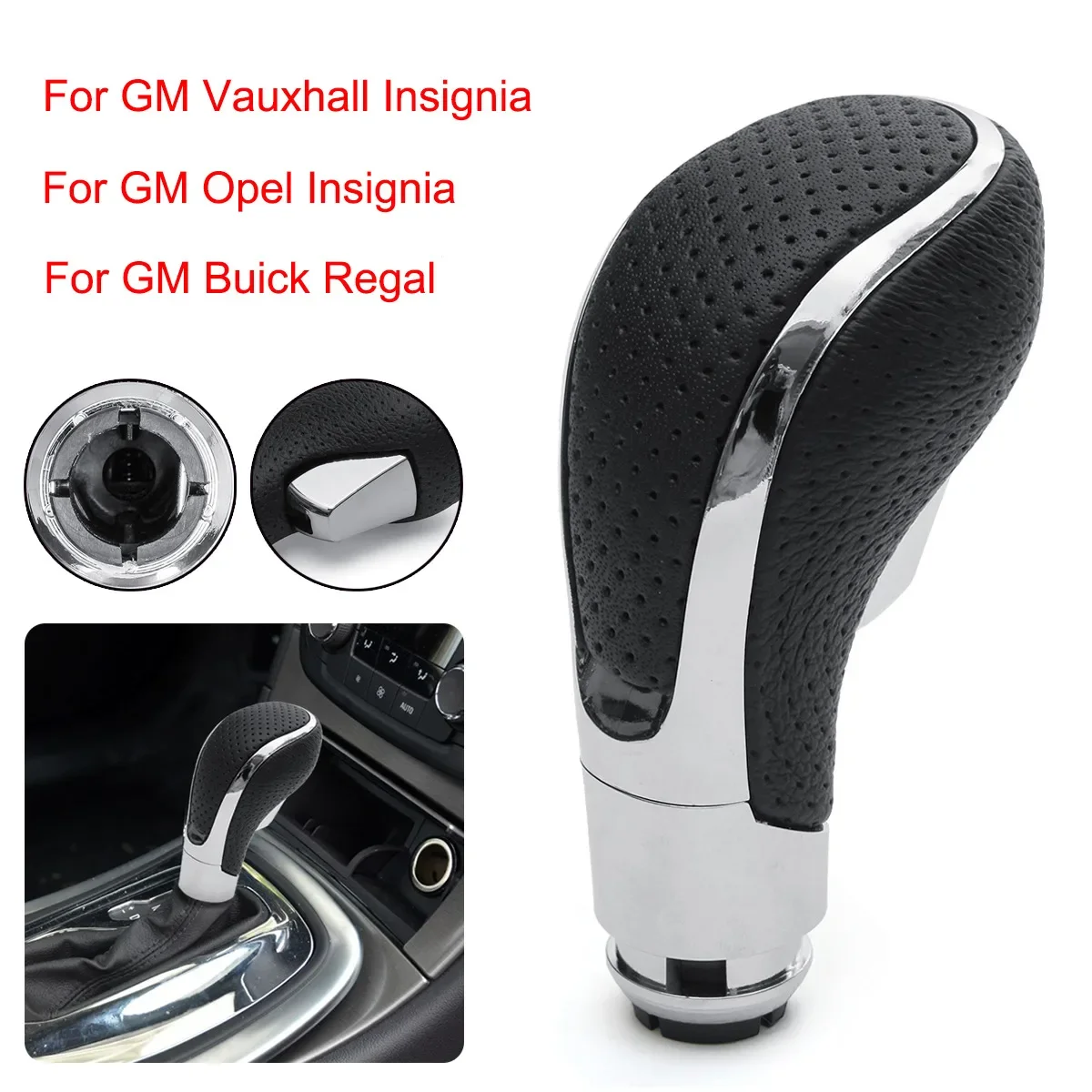 Automatic Transmission Car Gear Shift Shifter Lever Knob For GM/Buick Regal/Opel Insignia/Vauxhall Insignia PU Leather
Automatic Transmission Car Gear Shift Shifter Lever Knob For GM/Buick Regal/Opel Insignia/Vauxhall Insignia PU Leather