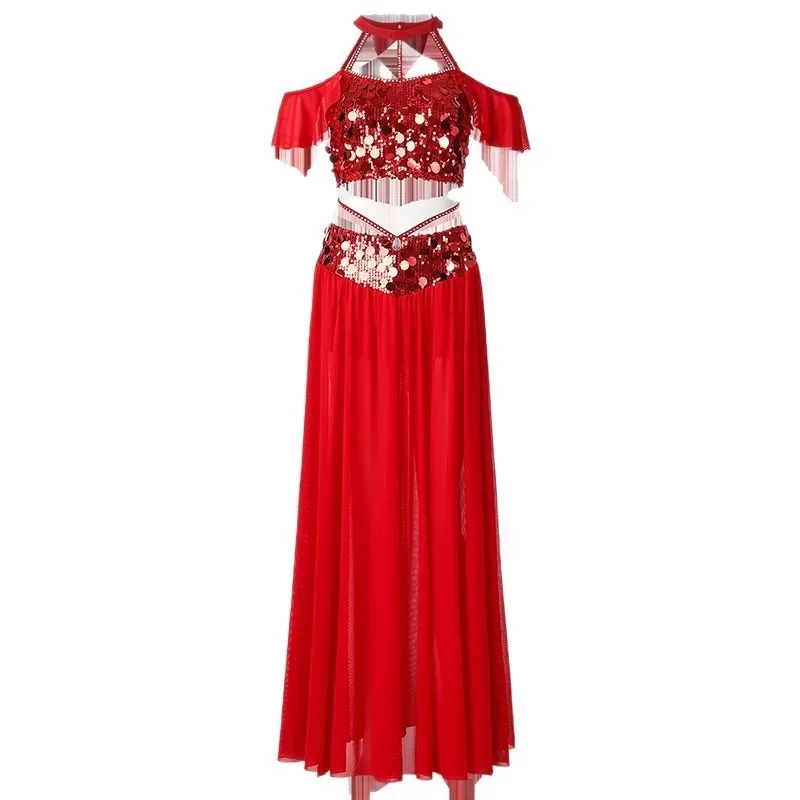 2026 Luxury Sequin Belly Dance Set Elegant Oriental Training Performance Costume For Women Daily Practice Stage Dance Wear Style
2026 Luxury Sequin Belly Dance Set Elegant Oriental Training Performance Costume For Women Daily Practice Stage Dance Wear Style