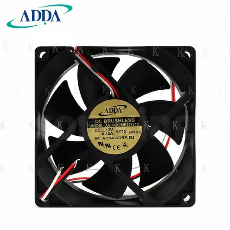 C FOR ADDA AG09212MB257310 9225 12V 0.30A waterproof cooling fan
C FOR ADDA AG09212MB257310 9225 12V 0.30A waterproof cooling fan