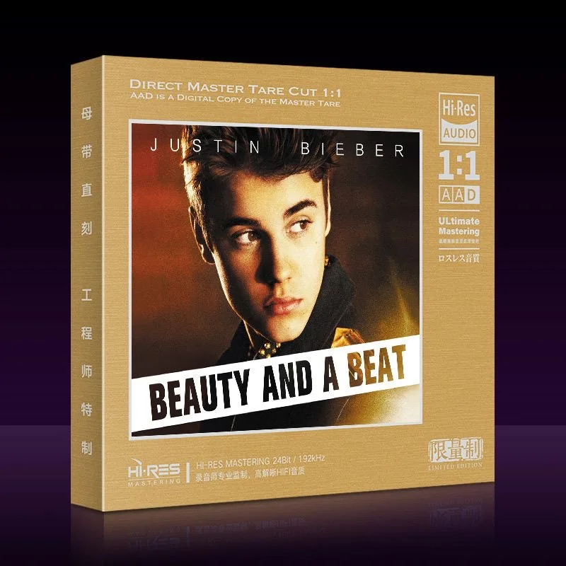Brand New JUSTIN BIEBER BEAUTY AND A BEST Gold Edition Master Tape Direct Cut High-Fidelity Audio Disc
Brand New JUSTIN BIEBER BEAUTY AND A BEST Gold Edition Master Tape Direct Cut High-Fidelity Audio Disc