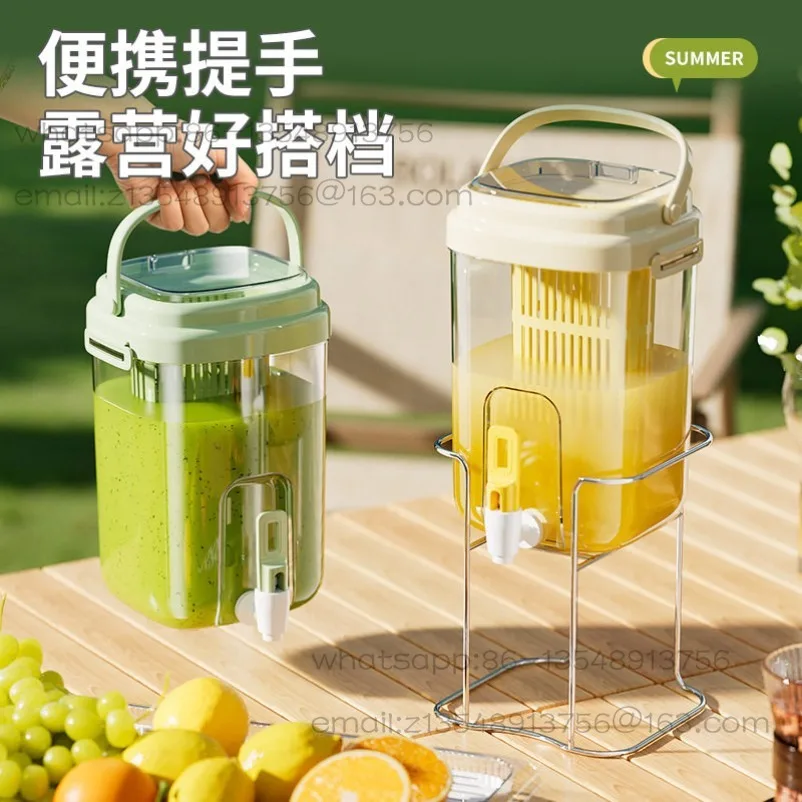 Refrigerator Cold Kettle High Temperature Resistant with Faucet Fruit Tea Bucket Household Beverage Cold Drink Kettle
Refrigerator Cold Kettle High Temperature Resistant with Faucet Fruit Tea Bucket Household Beverage Cold Drink Kettle
