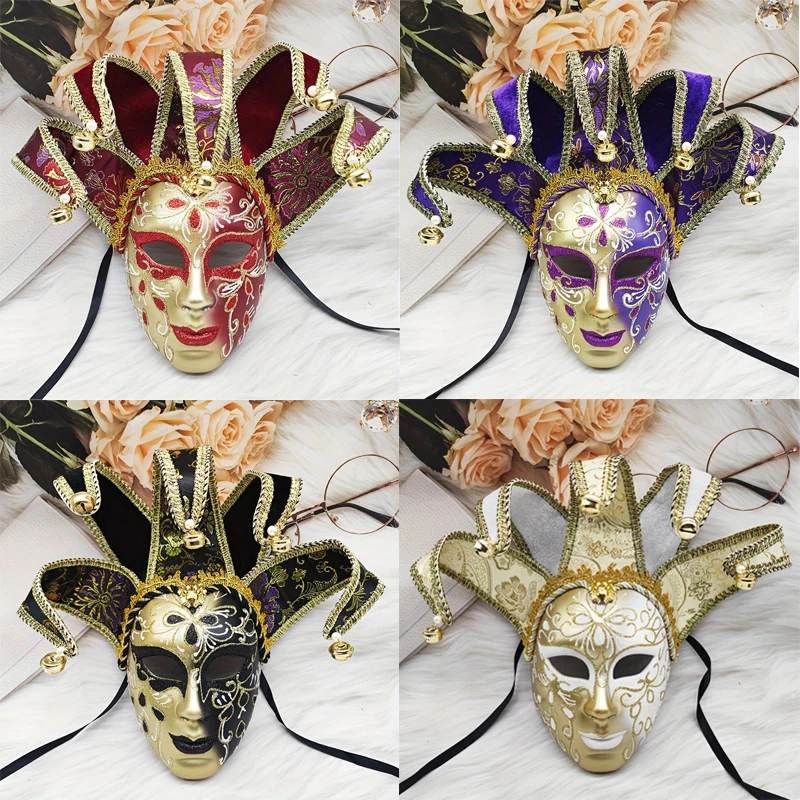 Carnival Creative Cosplay Lotus Venice Five Corners Mask Ball Performance Halloween Costume Props Evil Rabbit Luminous Mask
Carnival Creative Cosplay Lotus Venice Five Corners Mask Ball Performance Halloween Costume Props Evil Rabbit Luminous Mask
