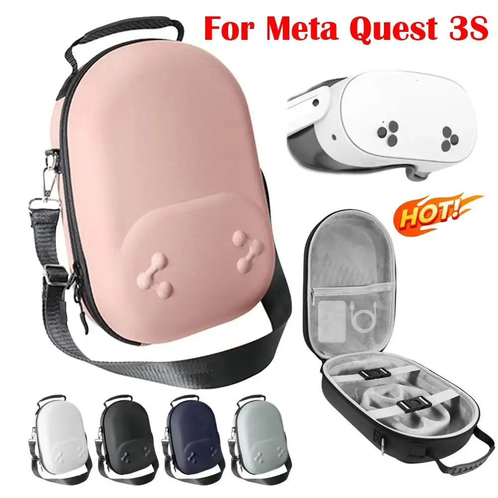 Shockproof VR Glasses Storage Bag EVA Shoulder Strap Protective Box Portable Large Capacity Suitcase for Meta Quest 3S/3 Headset
Shockproof VR Glasses Storage Bag EVA Shoulder Strap Protective Box Portable Large Capacity Suitcase for Meta Quest 3S/3 Headset