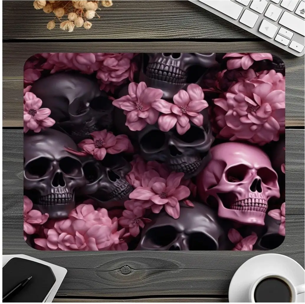 Skull and flower pattern mousepad rubber anti-slip high-definition printing Desktop Keyboard Accessories Endless Gamer Desk mats 
Skull and flower pattern mousepad rubber anti-slip high-definition printing Desktop Keyboard Accessories Endless Gamer Desk mats