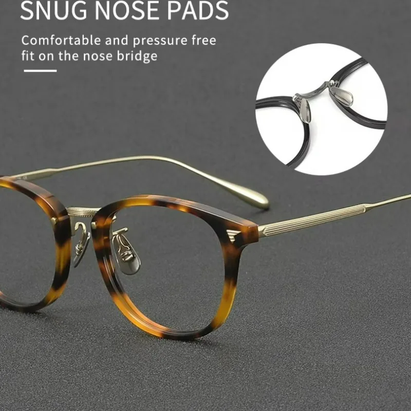 Fashion Designe Green Optic Glass Frame Japanese-inspired Retro Titanium and Acetate Square Eyeglasses Frame for Man and Women
Fashion Designe Green Optic Glass Frame Japanese-inspired Retro Titanium and Acetate Square Eyeglasses Frame for Man and Women