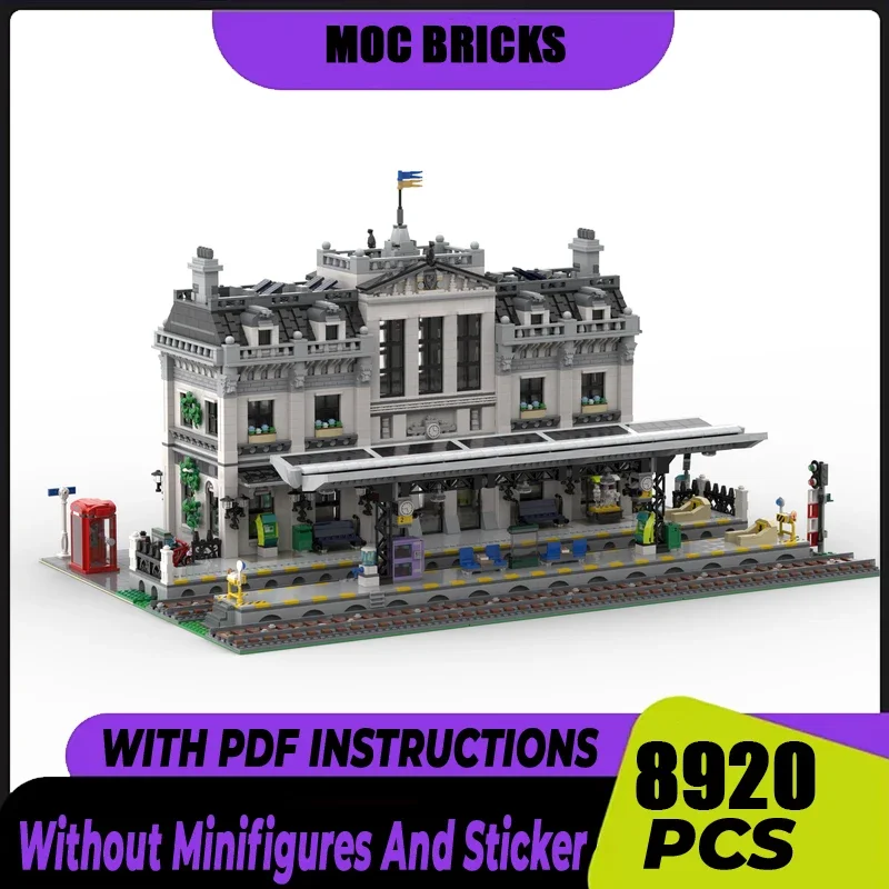 Street View Model Moc Building Blocks Train Station Model Technology Rings Movie Model Bricks DIY Assembly Toys Set Gifts
Street View Model Moc Building Blocks Train Station Model Technology Rings Movie Model Bricks DIY Assembly Toys Set Gifts