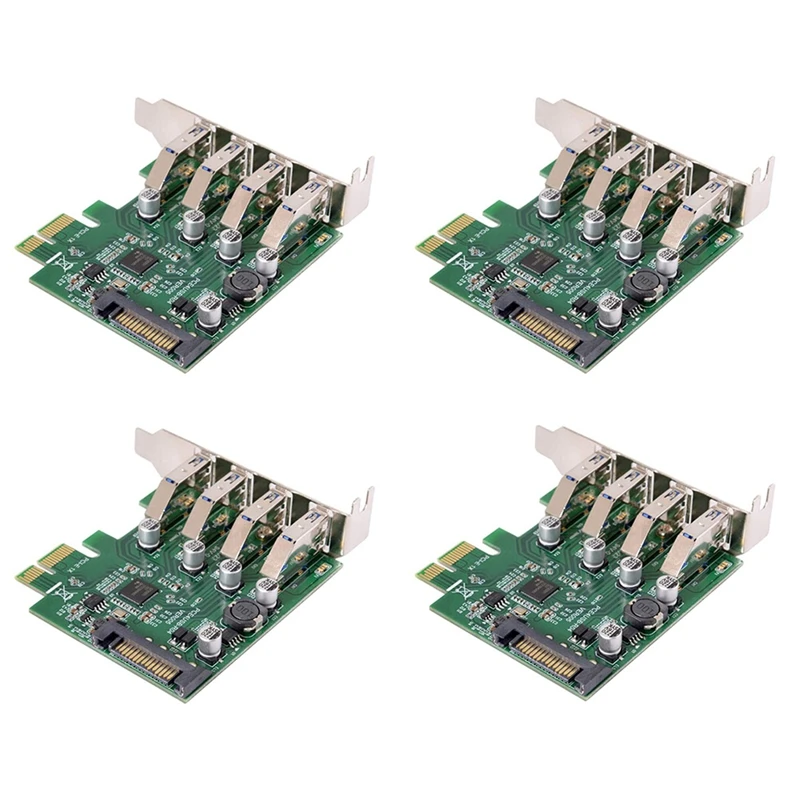 4X низкопрофильный 4 порта PCI-E к USB 3.0 HUB Адаптер карты расширения PCI Express 5 Гбит/с USB1.1/2.0/3.0 Рабочие системы
4X низкопрофильный 4 порта PCI-E к USB 3.0 HUB Адаптер карты расширения PCI Express 5 Гбит/с USB1.1/2.0/3.0 Рабочие системы