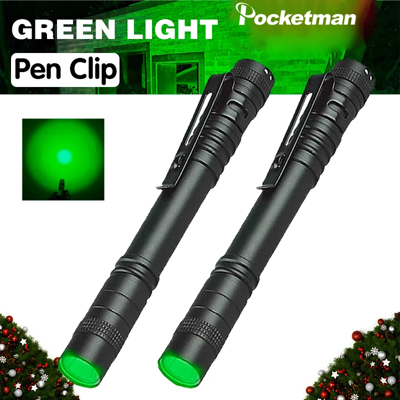 1/2PCS Aluminum Alloy Pen Flashlight Green Light Portable Pen Lights for Outdoor Adventure Camping Night Observing Fishing
1/2PCS Aluminum Alloy Pen Flashlight Green Light Portable Pen Lights for Outdoor Adventure Camping Night Observing Fishing