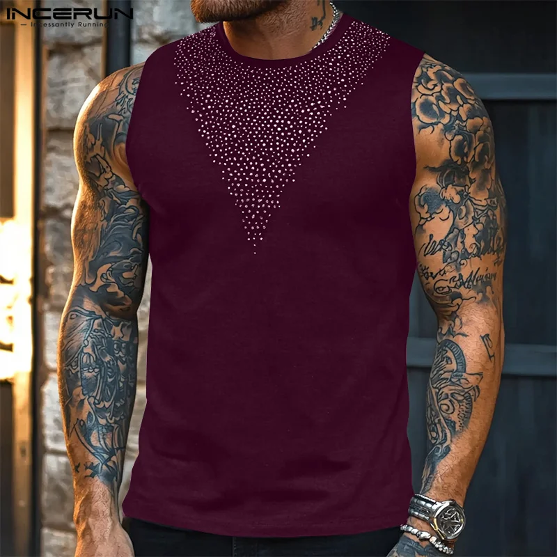 INCERUN Men Solid Tank Tops Streetwear O Neck Sleeveless Summer Tops Tee Sexy Fashion Men's Clothing Oversize Male Vests
INCERUN Men Solid Tank Tops Streetwear O Neck Sleeveless Summer Tops Tee Sexy Fashion Men's Clothing Oversize Male Vests
