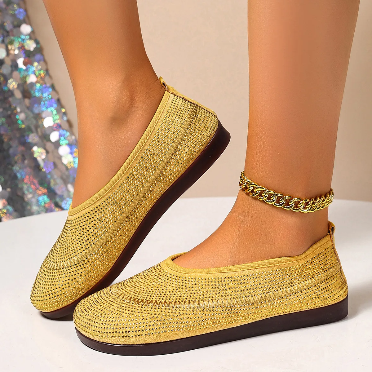 Women's 2025 new style versatile shallow toe single shoes, fashionable and comfortable flat shoes, one-step round toe lazy shoes
Women's 2025 new style versatile shallow toe single shoes, fashionable and comfortable flat shoes, one-step round toe lazy shoes