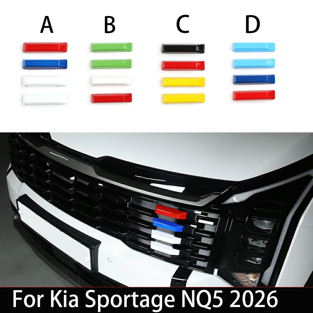 For Kia Sportage NQ5 2026 LHD RHD 4Pcs ABS Front Grill Trim Cover Exterior Decoration Car Accessories
For Kia Sportage NQ5 2026 LHD RHD 4Pcs ABS Front Grill Trim Cover Exterior Decoration Car Accessories