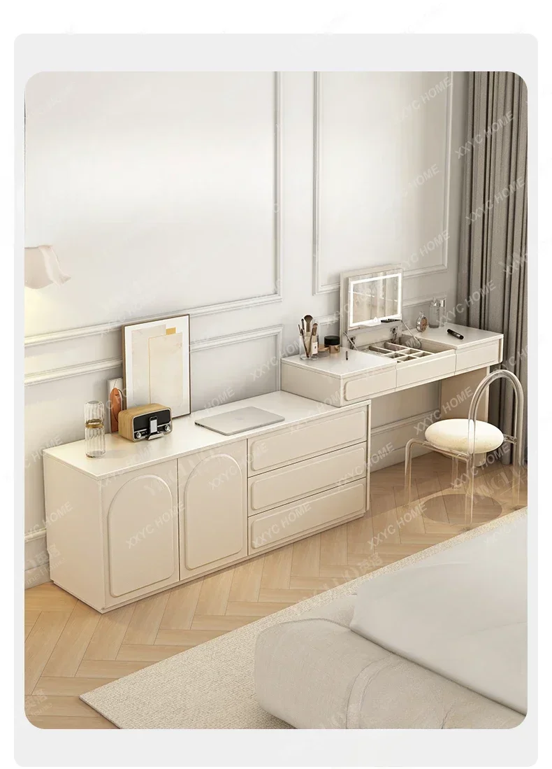 Integrated Bedroom Tailstock Storage Cabinet Flip Makeup Table Mirror Hidden Dresser Chest of Drawers
Integrated Bedroom Tailstock Storage Cabinet Flip Makeup Table Mirror Hidden Dresser Chest of Drawers
