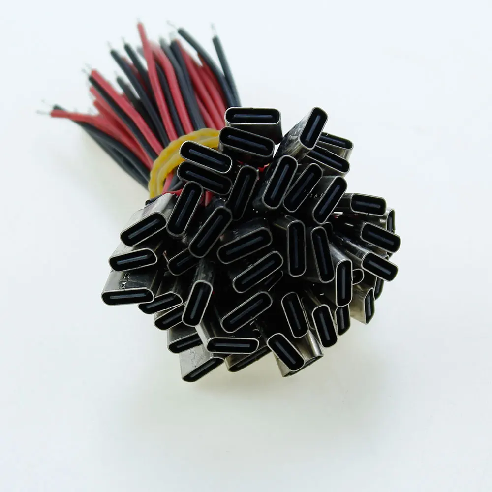 10-50 Pcs USB Type c Female 3A High Current Socket Type-C 2pin Soldered Female Base With Wire
10-50 Pcs USB Type c Female 3A High Current Socket Type-C 2pin Soldered Female Base With Wire